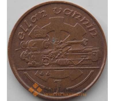Монета Мэн остров 1 пенни 1990 КМ207 XF арт. 13945