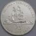 Монета Остров Святой Елены 25 пенсов 1973 КМ5а Proof Корабль  арт. 40257