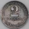 Германия Нотгельд 2 пфеннигов 1920 Тюбинген арт. 23217