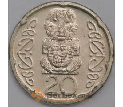 Новая Зеландия монета 20 центов 2008 КМ118a AU арт. 42971