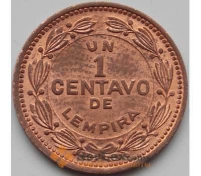 Монета Гондурас 1 сентаво 1974-1998 КМ77а AU арт. 8202