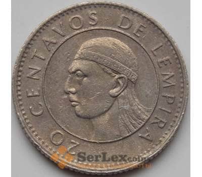 Монета Гондурас 20 сентаво 1978-1990 КМ83 VF арт. 8204