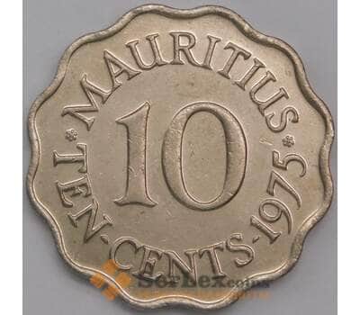Маврикий 10 центов 1975 КМ33 UNC арт. 40893