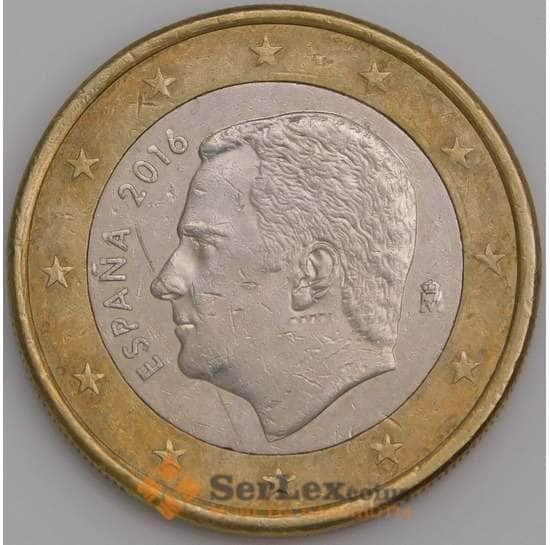 Испания монета 1 евро 2016 КМ1327 XF арт. 45977