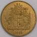 Исландия монета 1 крона 1965 КМ12a aUNC  арт. 42397