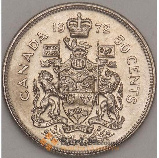 Канада 50 центов 1972 aUNC арт. 21712
