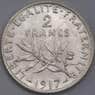 Франция 2 франка 1917 КМ845 UNC арт. 40614