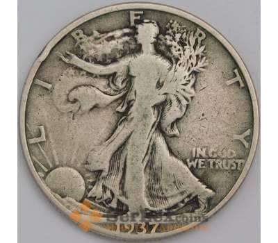 Монета США 1/2 доллара 1937 КМ142 F арт. 40308