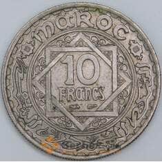Марокко 10 франков 1947 Y44 AU арт. 57288