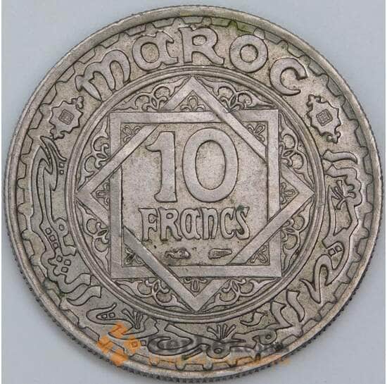 Марокко 10 франков 1947 Y44 AU арт. 57288