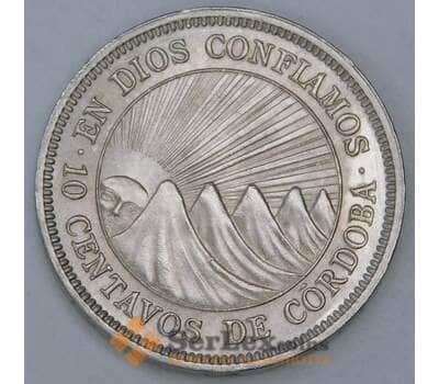 Никарагуа 10 сентаво 1965 КМ17,2 BU арт. 56047