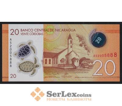 Никарагуа 20 кордоба 2019 P210а UNC арт. 52280