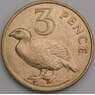 Гамбия 3 пенса 1966 КМ2 аUNC арт. 46347