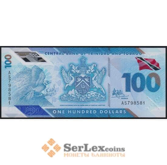 Тринидад и Тобаго 100 долларов 2019 РW65 UNC арт. 50872