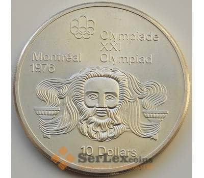 Монета Канада 10 долларов 1974 КМ93 BU Олимпийские игры Монреаль арт. 8292