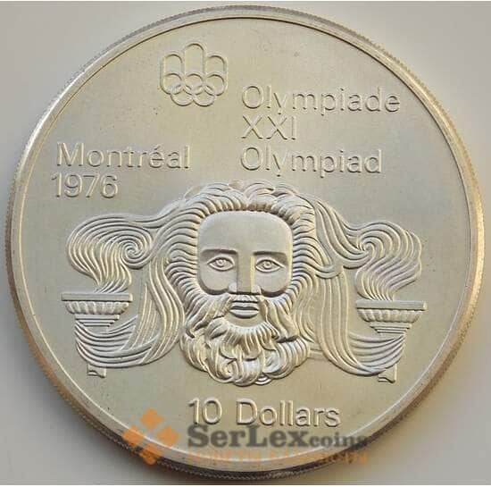 Канада 10 долларов 1974 КМ93 BU Олимпийские игры Монреаль арт. 8292
