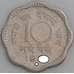 Индия монета 10 пайс 1958-1963 КМ24.2 VF арт. 47390