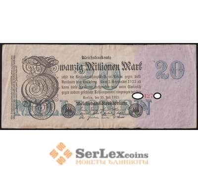 Германия 20000000 (20 миллионов) марок 1923 Р97 VF арт. 48206