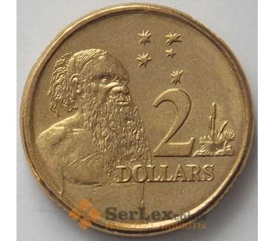 Монета Австралия 2 доллара 2016 КМ406 UNC Регулярный выпуск (J05.19) арт. 17193