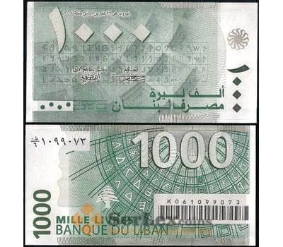 Банкнота Ливан 1000 ливров 2004 Р84 UNC арт. 31274