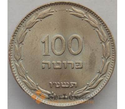 Монета Израиль 100 прут 1955 КМ14 UNC (J05.19) арт. 15679