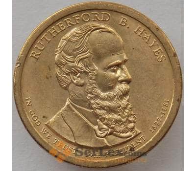 Монета США 1 доллар 2011 P КМ501 aUNC Президент Ратерфорд Хейз арт. 15418