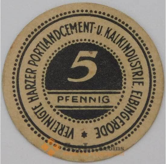 Германия Нотгельд 5 пфеннигов Элбингероде арт. 22999