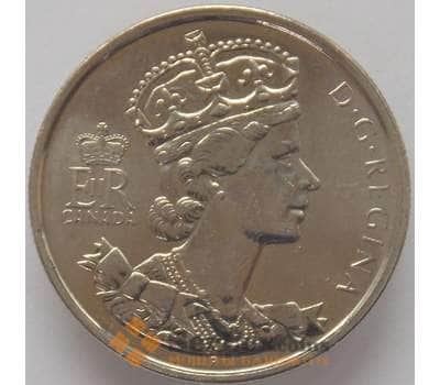 Монета Канада 50 центов 2002 КМ444 50 лет Правления aUNC арт. 17574