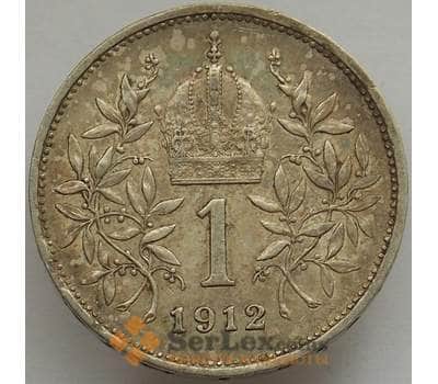 Монета Австрия 1 крона 1912 КМ2820 XF+  арт. 12780