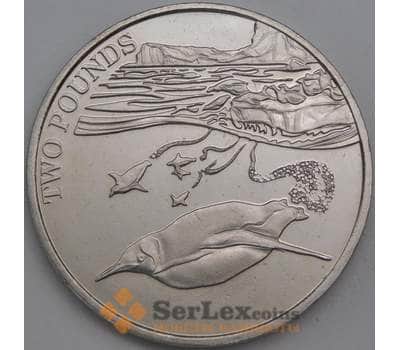 Монета Антарктическая Территория 2 фунта 2016 BU Фауна арт. 28043