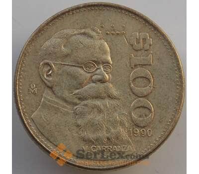 Монета Мексика 100 песо 1990 КМ493 AU арт. 13987