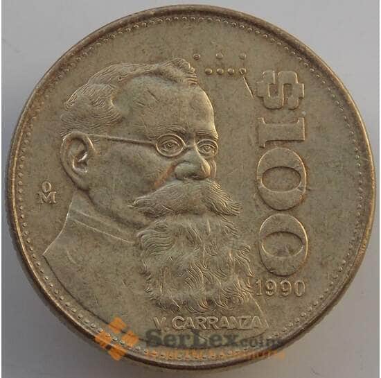 Мексика 100 песо 1990 КМ493 AU арт. 13987