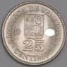 Венесуэла монета 25 сентимо 1977-1987 КМ50 UNC арт. 41375