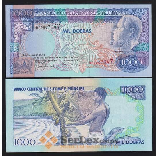 Сан-Томе и Принсипи 1000 добра 1993 Р64 UNC арт. 53824