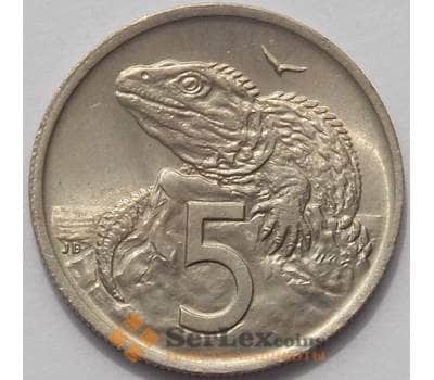 Монета Новая Зеландия 5 центов 1974 КМ34 UNC (J05.19) арт. 15586