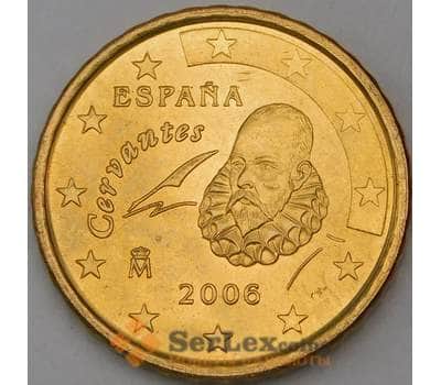 Монета Испания 10 евроцентов 2006 BU из набора арт. 28745