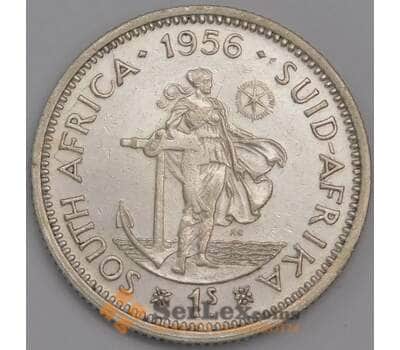 Южная Африка ЮАР монета 1 шиллинг 1956 КМ49 XF арт. 42129