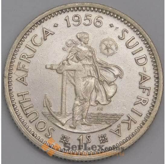Южная Африка ЮАР монета 1 шиллинг 1956 КМ49 XF арт. 42129