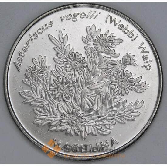 Кабо-Верде монета 50 эскудо 1994 КМ44 aUNC Растения - Asteriscus vogelli арт. 56090