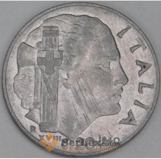 Италия 20 чентезимо 1940 КМ75b VF арт. 54940