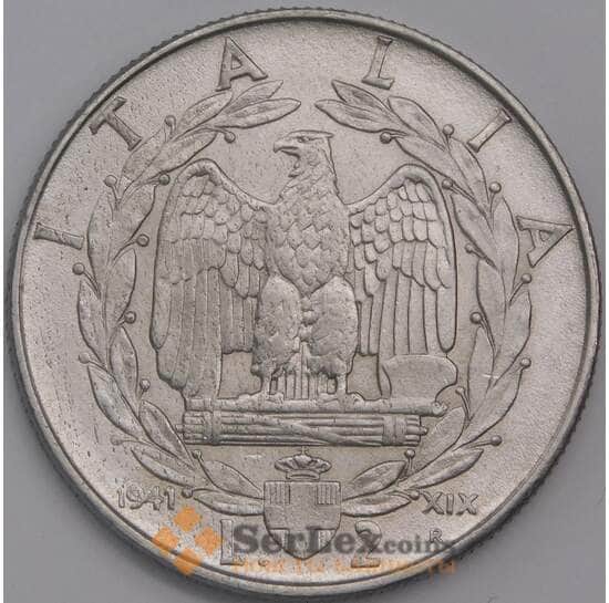 Италия 2 лиры 1941 КМ78b aUNC арт. 41696