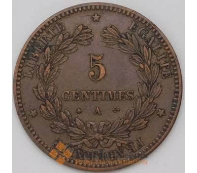 Монета Франция 5 сантим 1872 А КМ821 XF-AU арт. 22735
