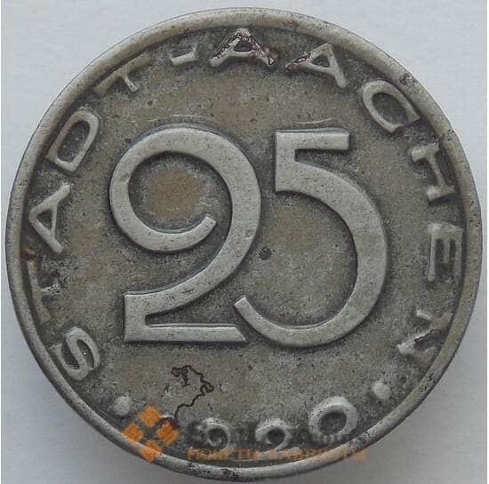 Германия Нотгельд 25 пфеннигов 1920 Ахен (J05.19) арт. 16554