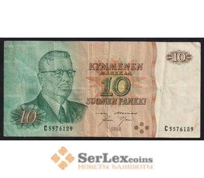 Финляндия 10 марок 1980 Р111а F арт. 52046