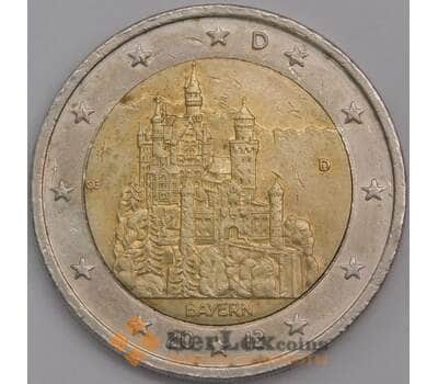 Германия монета 2 евро 2012 КМ305 XF Замок Нойшванштайн, Бавария арт. 42228