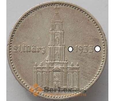 Монета Германия 2 марки 1934 А КМ81 XF Серебро Кирха Подписная (J05.19) арт. 16794