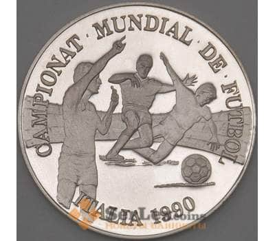 Монета Андорра 10 динер 1989 Proof Футбол Италия 1990  (n17.19) арт. 19976