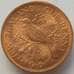 Монета Новая Зеландия 1 пенни 1961 КМ24.2 UNC (J05.19) арт. 15286
