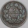 Люксембург монета 5 сантимов 1860 КМ22 VG арт. 43283