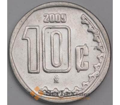Мексика монета 10 сентаво 2009 КМ547 UNC арт. 41950